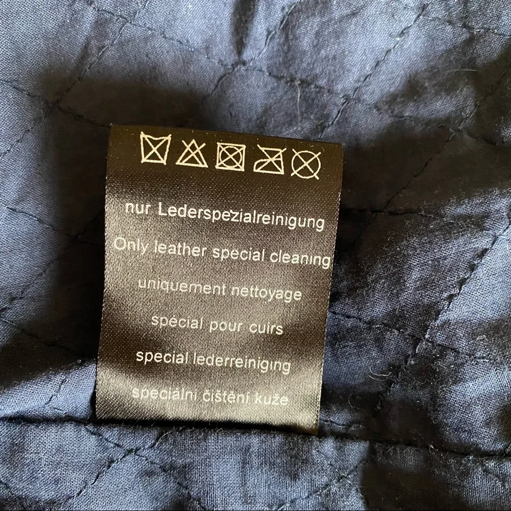 Real leather moto jacket - Picture 5 of 6